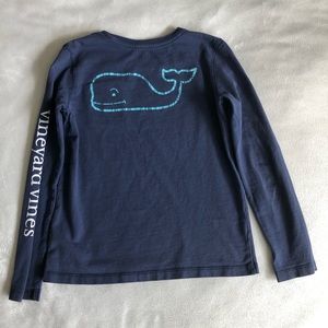 Vineyard vine navy blue long sleeve T-shirt